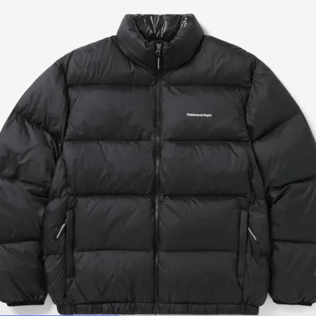 디스이즈네버댓 패딩 블랙 L
