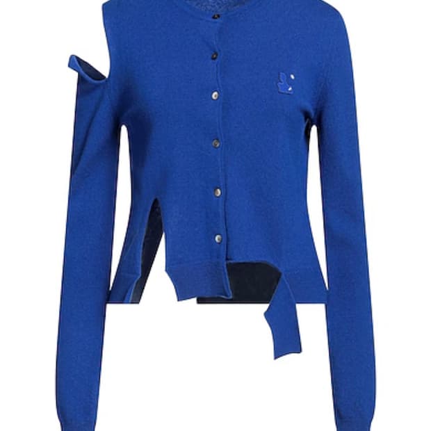 아더에러 블루 컷아웃 가디건 희귀매물