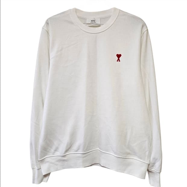 아미 맨투맨 100 L 하트 남여티셔츠