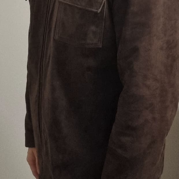 올드갭 스웨이드 브라운 투포켓 스웨이드자켓