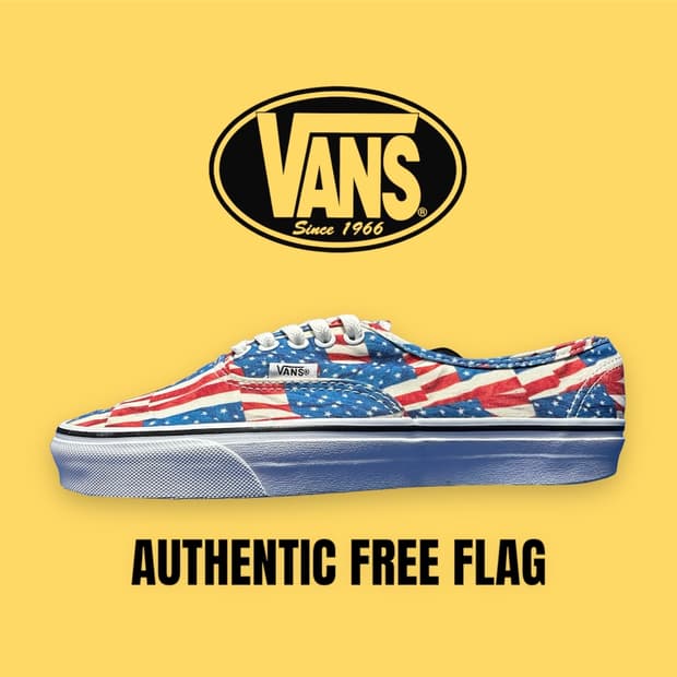 [270mm] 반스 어센틱 프리 플래그 Vans