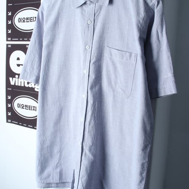 (L-XL) 다이아몬드 레이라 반팔 카라 티셔츠 셔츠 남방-H35269