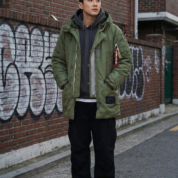 엑스톤즈(XTONZ) N3B 테스트 파일럿 헤비 파카