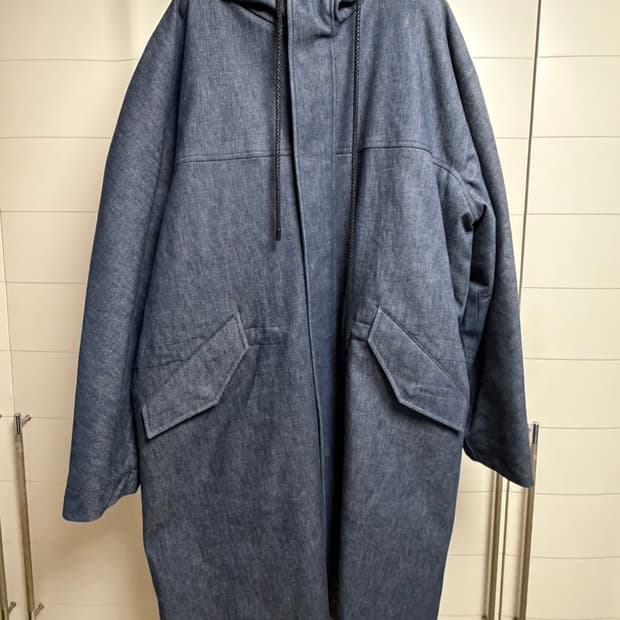 질스튜어트뉴욕 데님 오버사이즈 코트 M