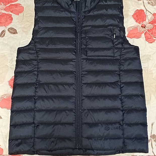 Jeep 오리털경량조끼 95 가슴49 기장66