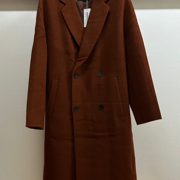 일꼬르소 IlCorso 브라운 더블코트 105사이즈(새상품)
