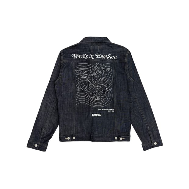 에비수 Waves in EastSea 데님 흑청 자켓 (105/XL)
