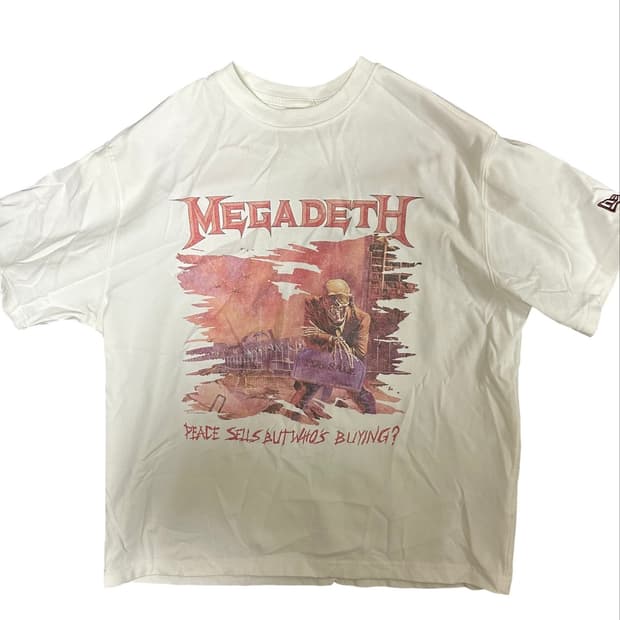 Newera x mega death 티셔츠