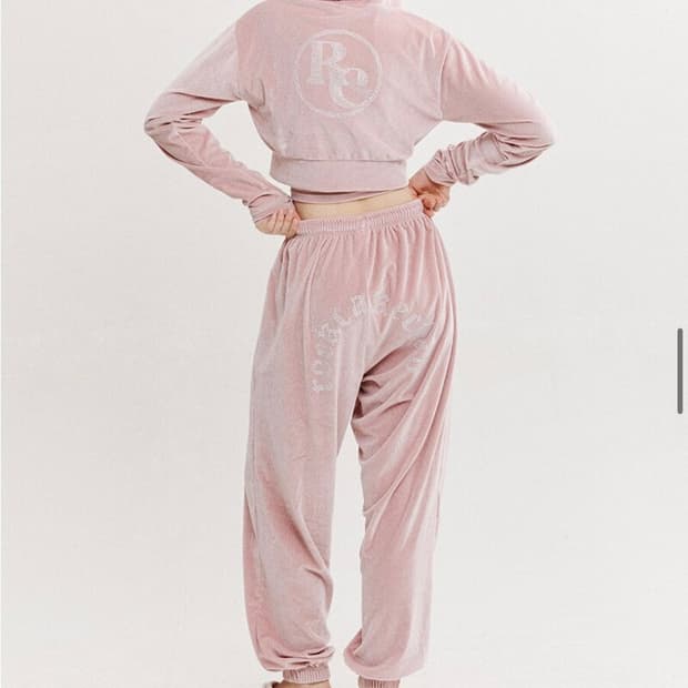 락케이크 글리터 벨벳 셋업