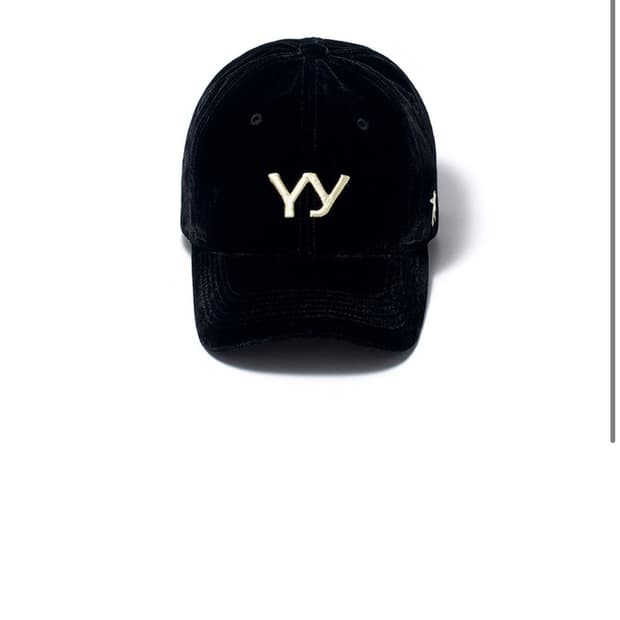 오픈와이와이 벨벳 볼캡 블랙 새상품