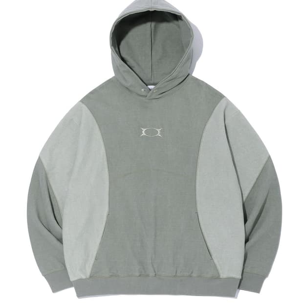 크리틱 INCISION PIGMENT 후드 카키 앤팀 의주 손민수