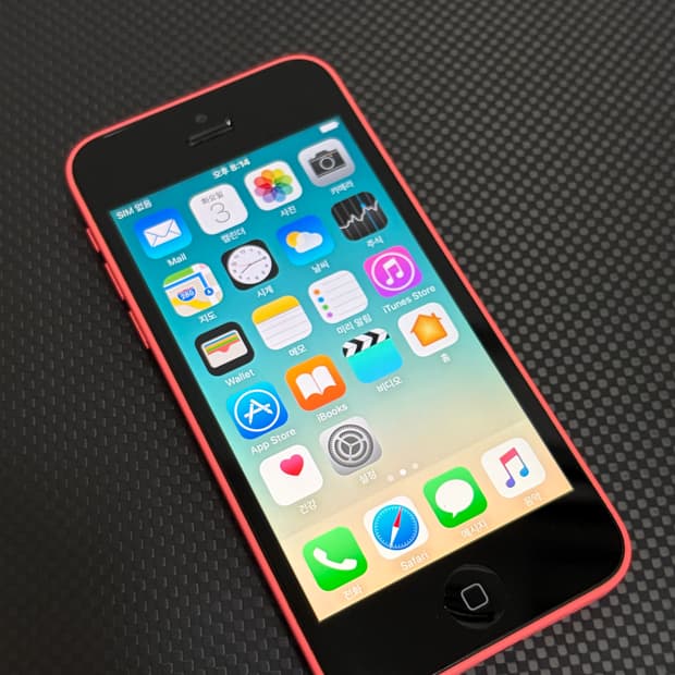 아이폰 5c 핑크 16기가 #4844 + 보호필름&케이스