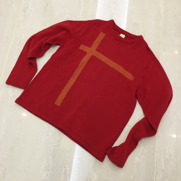 Yohji yamamoto cross knit