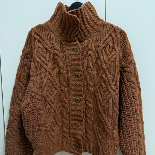 시엔느 울 가디건(Brown)