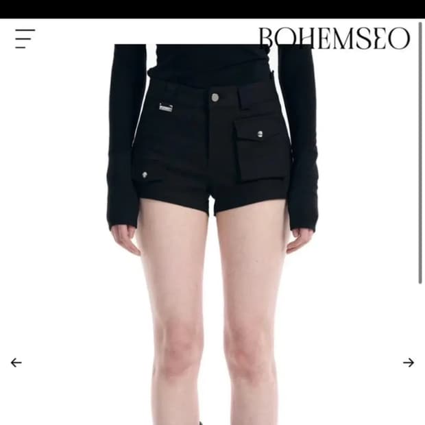 보헤미안서울 바이커 쇼츠 포켓 반바지