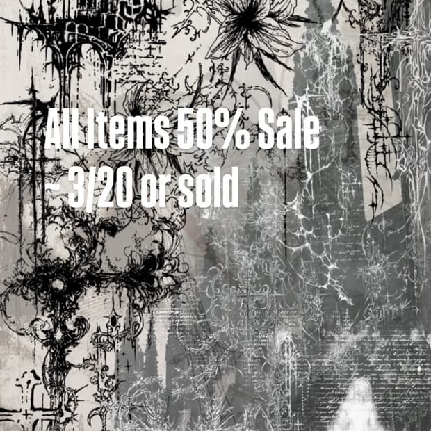 All Items 50% Sale