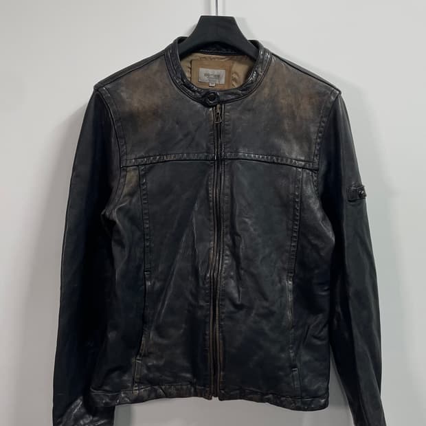 시리즈 워시드 램스킨 레더자켓  (on.628)  