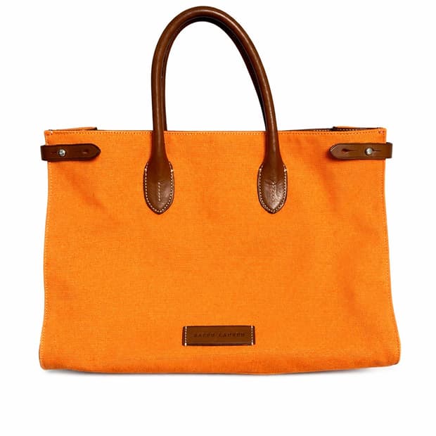 Ralph Lauren Canvas Ricky Tote