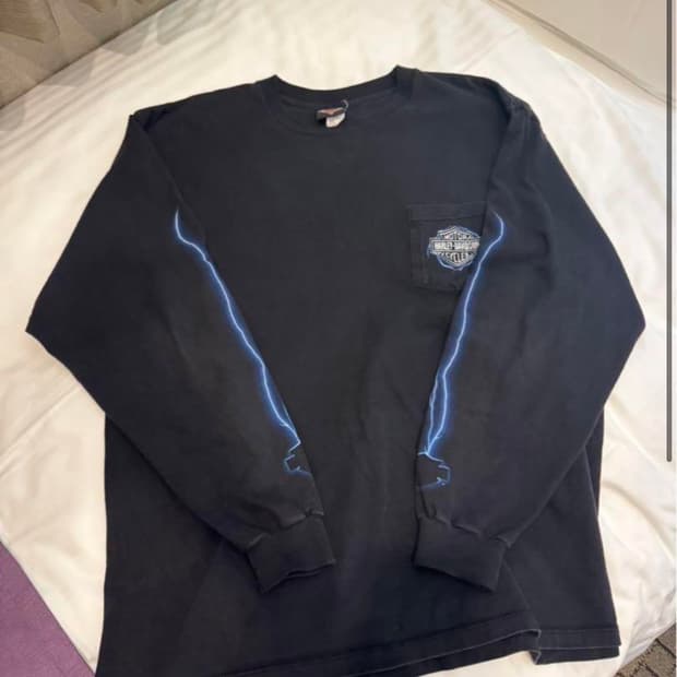 [2xl]빈티지 할리데이비슨 빈티지 라이트닝 롱슬리브