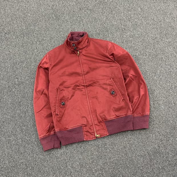 M) 빔즈 헤링턴 블루종 자켓 버건디