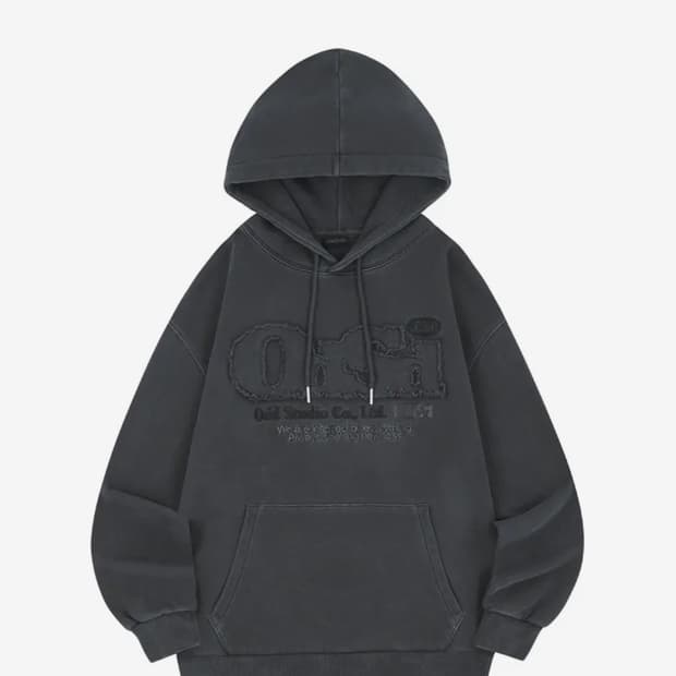 오드스튜디오 피그먼트 데미지 후드