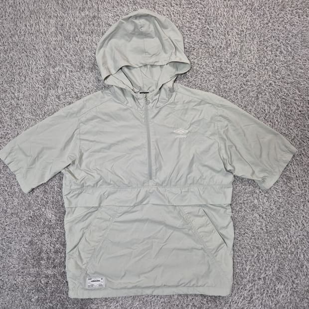 엄브로 여성 피그먼트 초경량 반팔 후드 아노락 90(S)