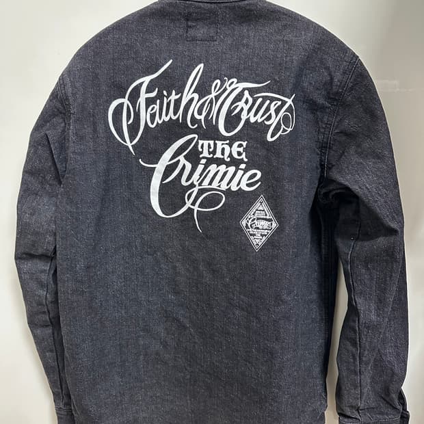 (M)일본 빈티지 데님셔츠