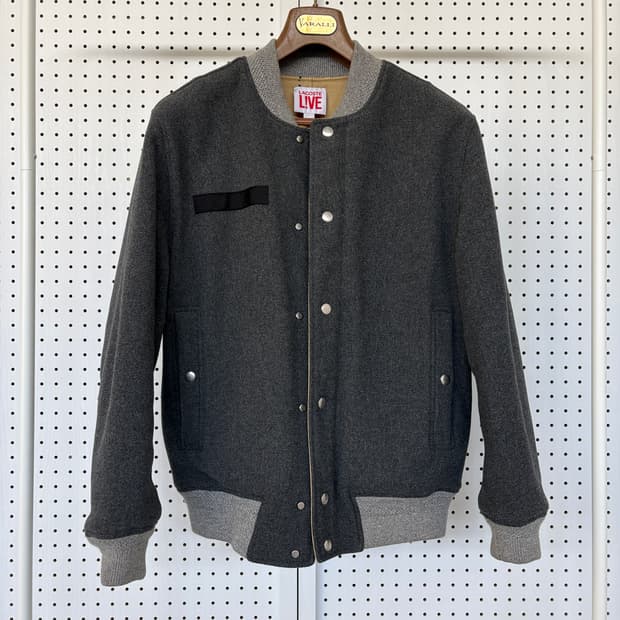 라코스테 라이브 봄버 리버시블 바시티 자켓 M