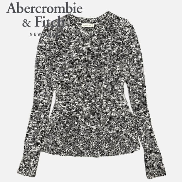 melange slim slit knit