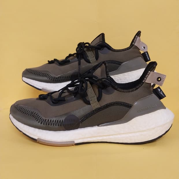 남성 아디다스 울트라부스트 21/팔리 포커스 올리브 운동화 (285)