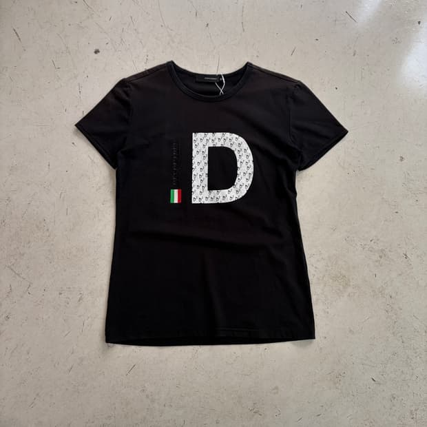 DSQUARED2 디스퀘어드2 빈티지 반팔티 M