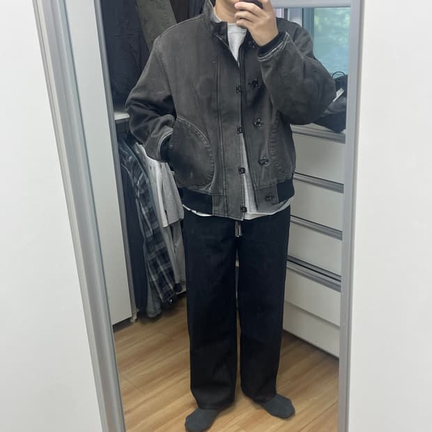(새상품)이스트로그 덱점퍼 챠콜XL