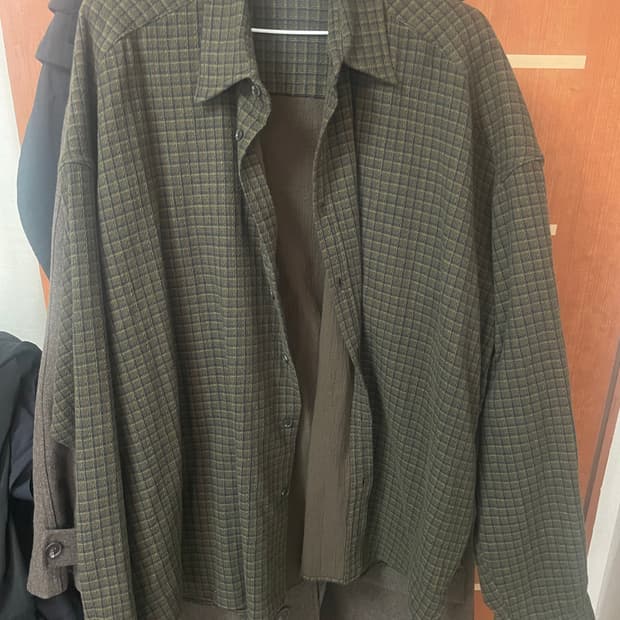 [2] 논노드 크롭 플렉시블 체크 셔츠