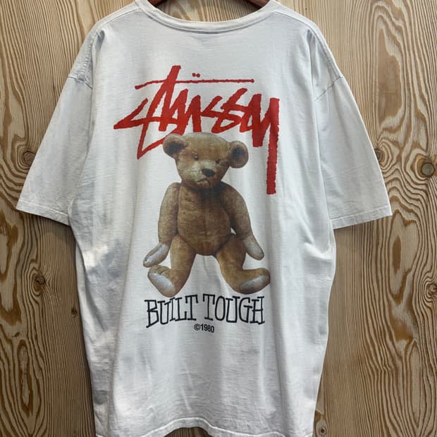 스투시 빌트 터프 곰돌이 반팔 티셔츠