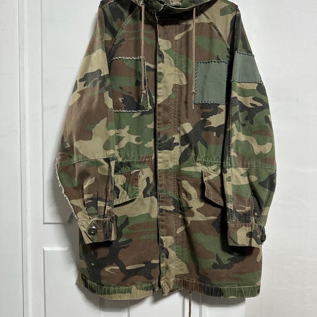 마크제이콥스 패치워크 카모 야상