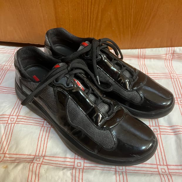 프라다 아메리카컵 og 블랙 유광