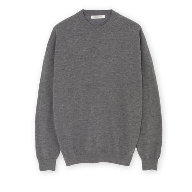 [4] 브라운야드 크루넥 니트 차콜