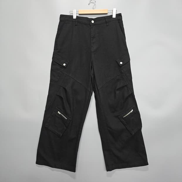 플로피디스크리서치 카고 팬츠 블랙 L