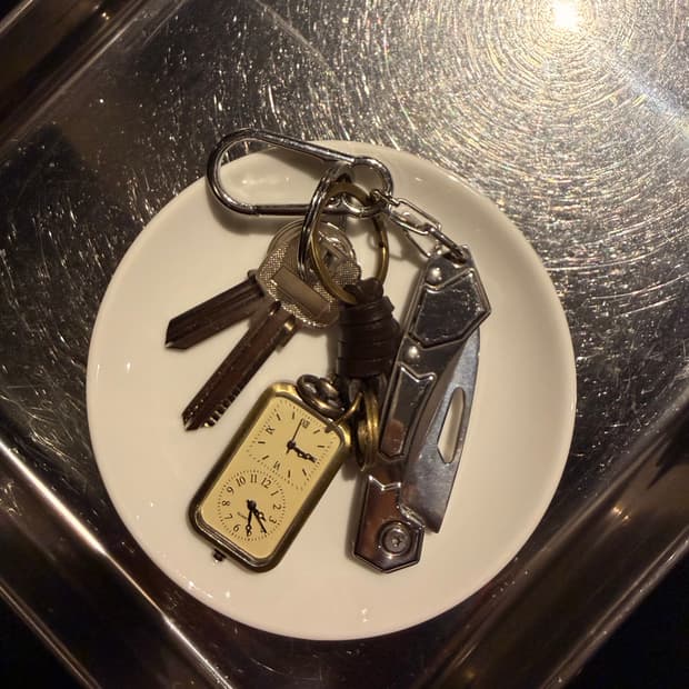 Clock Keyring