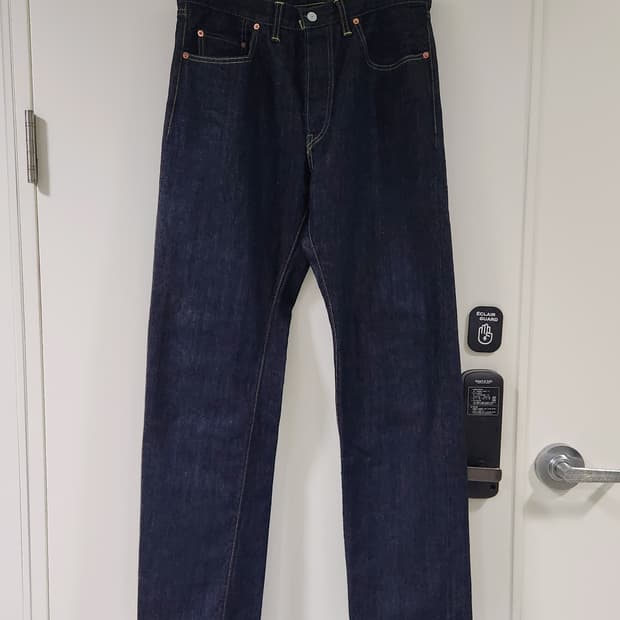 36) 제라도 301EXX 블랙 태그 데님