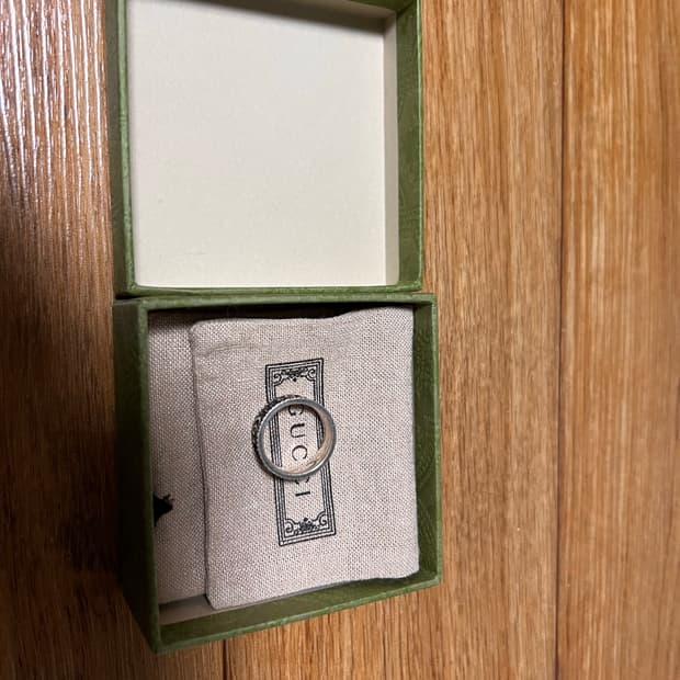 구찌 GG 마몽 실버 반지 15호