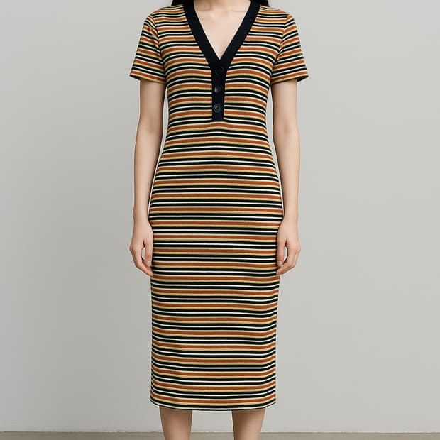 자라 샤스커트 몸매보정 롱 원피스_L