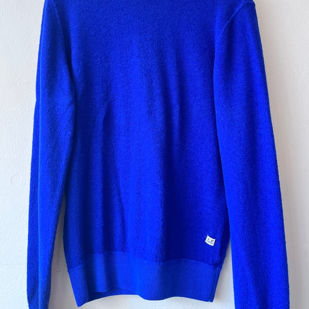 CP컴퍼니 남성 블루울라운드니트
