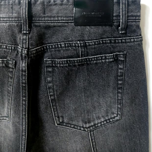 피스워커 흑 데님 청바지 32