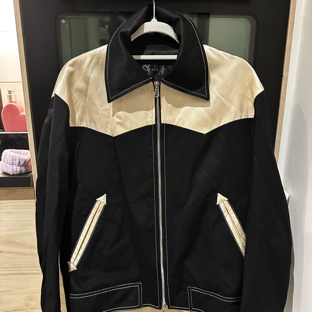 세비지 사틴 블루종