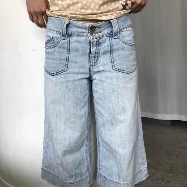 연청 카프리 팬츠