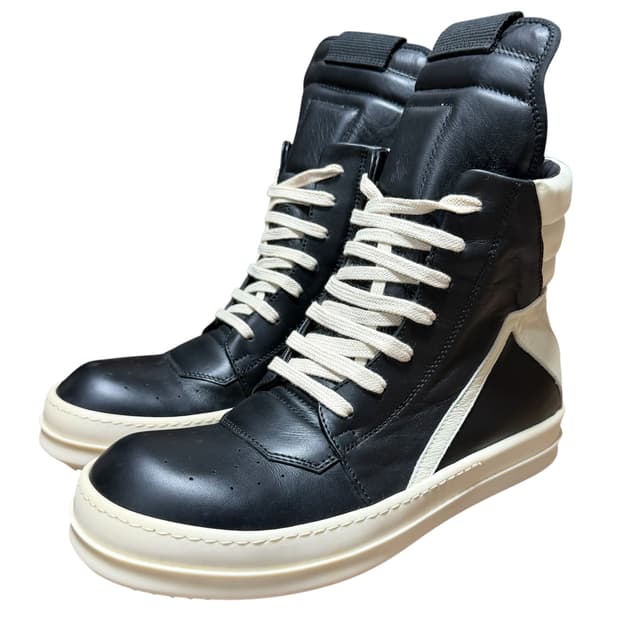 (풀구성 새상품) 릭오웬스 지오바스켓 검흰 LPO 39 사이즈