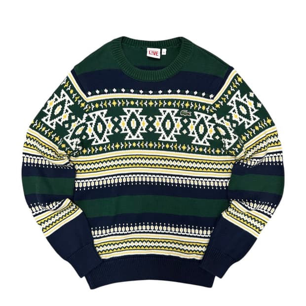 라코스테 페어아일 코튼 니트(4)