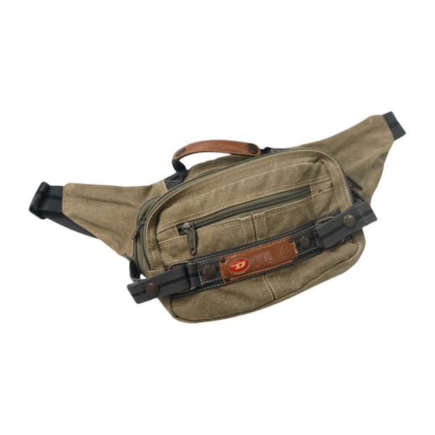 디젤(Diesel) 빈티지 캔버스 웨이스트백 (스페어 파츠 라인)