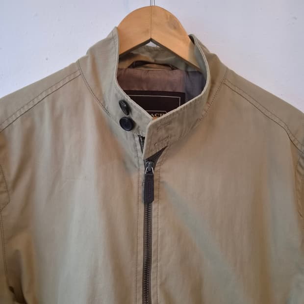 코치 남성 바라쿠타 블루종집업자켓 M사이즈